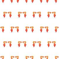 Goldfish with a fluffy tail. Seamless pattern. illustration isolated on a white background. vector
