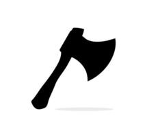 An axe icon on a white background vector