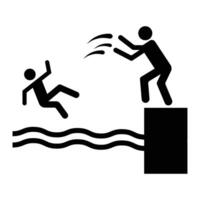 Fun Splash Playful Dive into Water Adventure vector