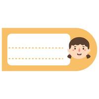 sticker colorful notebook labels illustration vector