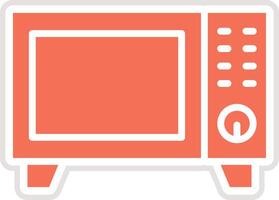 Microwave Icon Design Illustration vector