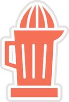 Citrus juicer Icon Design Illustration vector