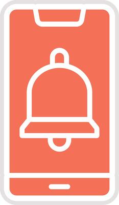 Alarm Icon Design Illustration