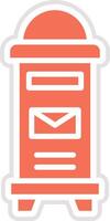 Mailbox Icon Design Illustration vector
