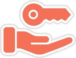 Key Icon Design Illustration vector