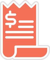 Invoice Icon Design Illustration vector