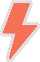 Lightning Icon Design Illustration vector