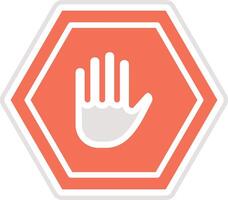Ad Block Icon Design Illustration vector