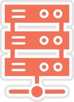 Server Icon Design Illustration vector