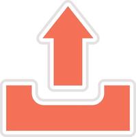Upload Icon Design Illustration vector