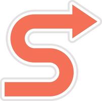 Zigzag Icon Design Illustration vector