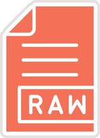 RAW Icon Design Illustration vector