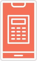 Calculator Icon Design Illustration vector