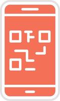 Qr code Icon Design Illustration vector