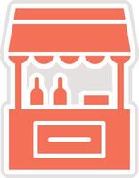Food stall Icon Design Illustration vector