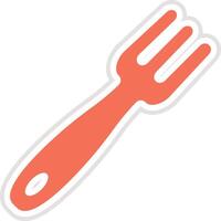 Fork Icon Design Illustration vector