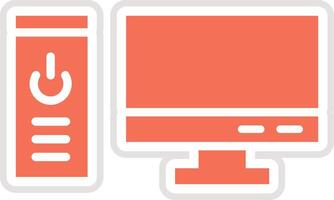 Computer Icon Design Illustration vector