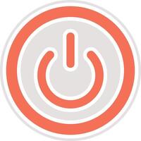 Power Button Icon Design Illustration vector
