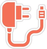 Device Plug Icon Design Illustration vector
