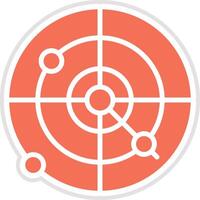 Radar Icon Design Illustration vector