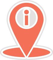 Location information Icon Design Illustration vector