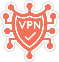 Vpn Icon Design Illustration vector