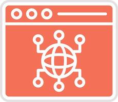 Browser Icon Design Illustration vector