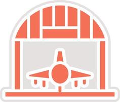 Hangar Icon Design Illustration vector