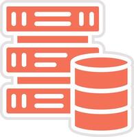 Database Icon Design Illustration vector