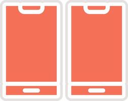 Mobile phones Icon Design Illustration vector