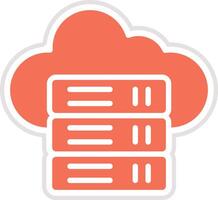 Database Icon Design Illustration vector