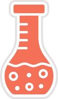 Volumetric flask Icon Design Illustration vector