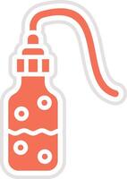 Wash bottle Icon Design Illustration vector