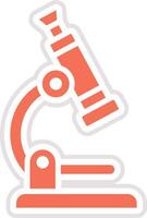 Microscope Icon Design Illustration vector