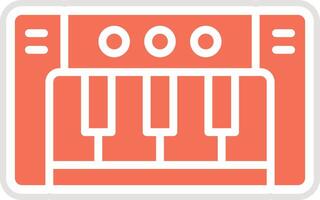 Piano Icon Design Illustration vector