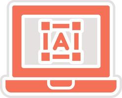 Font size Icon Design Illustration vector