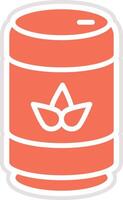 Can Icon Design Illustration vector