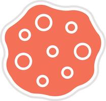 Asteroid Icon Design Illustration vector
