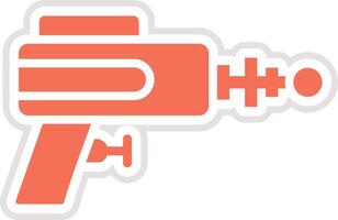 Laser gun Icon Design Illustration vector