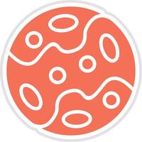 Pluto Icon Design Illustration vector