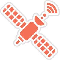 Satellite Icon Design Illustration vector