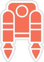 Jetpack Icon Design Illustration vector