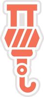 Crane hook Icon Design Illustration vector