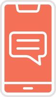 Message Icon Design Illustration vector