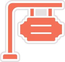 Signboard Icon Design Illustration vector