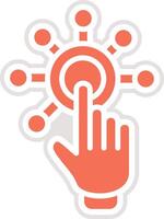 Interactivity Icon Design Illustration vector