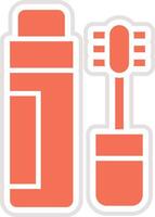 Mascara Icon Design Illustration vector
