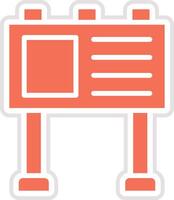 Billboard Icon Design Illustration vector