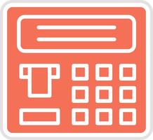 Atm machine Icon Design Illustration vector