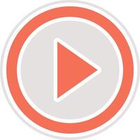 Play button Icon Design Illustration vector